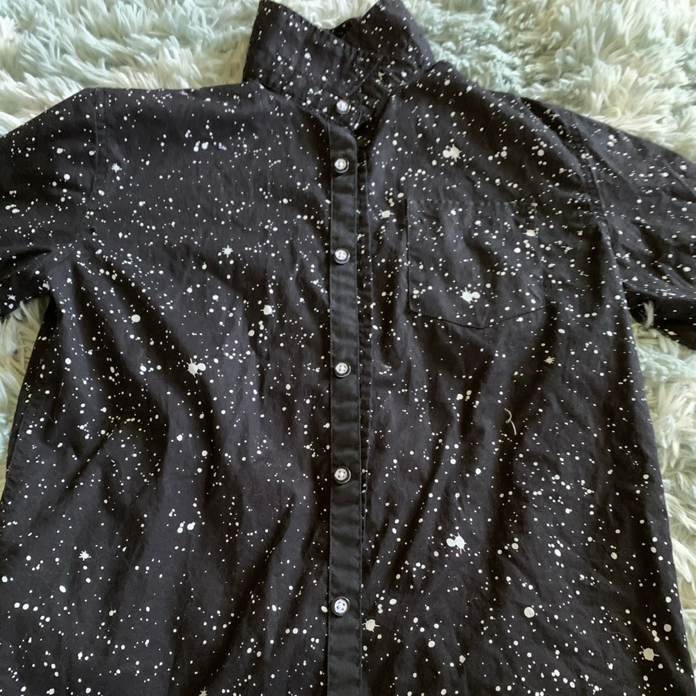 Boys craft flow button down shirt large 14/16